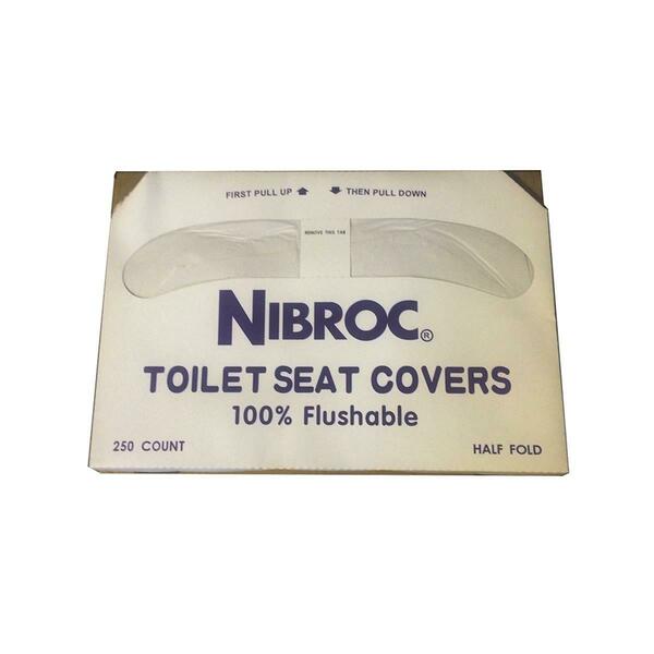 Nppc Pec Nibroc White Half Fold Toilet Seat Cover, 5000Pk 00521  (PEC)